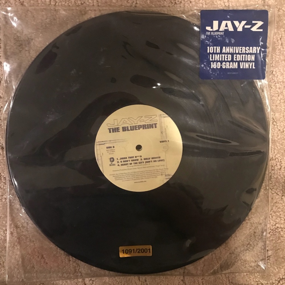 Limited-edition Jay Z vinyl the blueprint